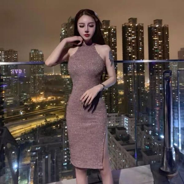 casual dresses hanging neck slim high waist dress women knitted stretch slit knit summer autumn club party vestidos, Black;gray
casual dresses hanging neck slim high waist dress women knitted stretch slit knit summer autumn club party vestidos, Black;gray
