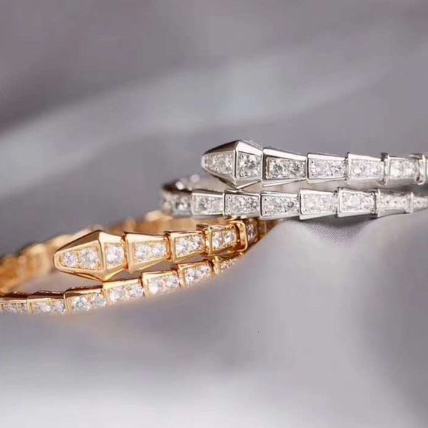 bangles bracelet high version snake bone spring female v gold non fading spirit shaped head narrow full diamond, Black
bangles bracelet high version snake bone spring female v gold non fading spirit shaped head narrow full diamond, Black