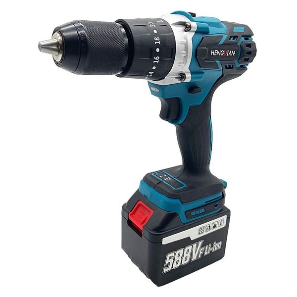professiona electric drills cordless impact brushless drill 13mm 2-speed 20+3 torque with one 18v 4.5ah rechargable lithium ion battery powe
professiona electric drills cordless impact brushless drill 13mm 2-speed 20+3 torque with one 18v 4.5ah rechargable lithium ion battery powe