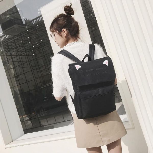 backpack women student bags cat ear shoulder crossbody travel bag college wind #t1g
backpack women student bags cat ear shoulder crossbody travel bag college wind #t1g