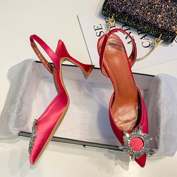 sandals designer pointed women high heels thin sunflower luxury party wedding dress shoes zapatillas mujer, Black
sandals designer pointed women high heels thin sunflower luxury party wedding dress shoes zapatillas mujer, Black
