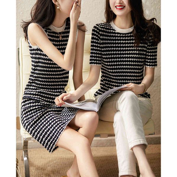 women's sweaters set two pieces of shirt short sleeve, girly dress for spring and fall 1mcq, White;black
women's sweaters set two pieces of shirt short sleeve, girly dress for spring and fall 1mcq, White;black