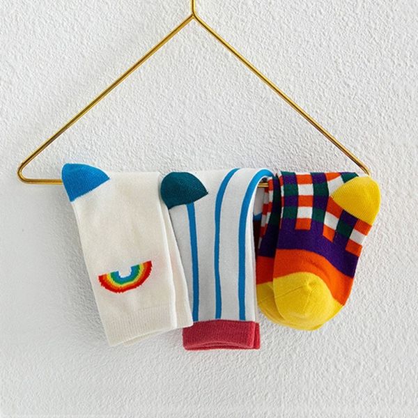 baby stuff kids baby girl rainbow socks infant newborn toddler boys girls middle socks bebes fashion print cotton socks 210413, Pink;yellow
baby stuff kids baby girl rainbow socks infant newborn toddler boys girls middle socks bebes fashion print cotton socks 210413, Pink;yellow