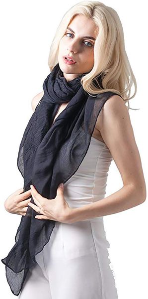 scarves 180*100cm oversized soft scarf fashion women solid color cotton sheer wraps shawls female pareo large long muslim hijab, Blue;gray
scarves 180*100cm oversized soft scarf fashion women solid color cotton sheer wraps shawls female pareo large long muslim hijab, Blue;gray