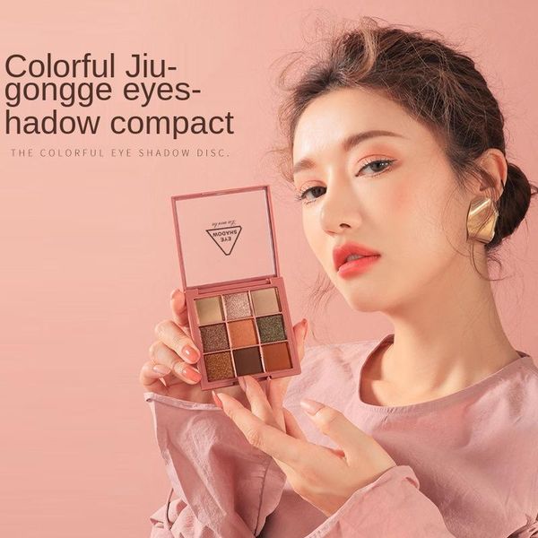 eye shadow lasting transparent nine-color makeup eyeshadow palette pearlescent matte earth colorrose nine square grid fashion
eye shadow lasting transparent nine-color makeup eyeshadow palette pearlescent matte earth colorrose nine square grid fashion