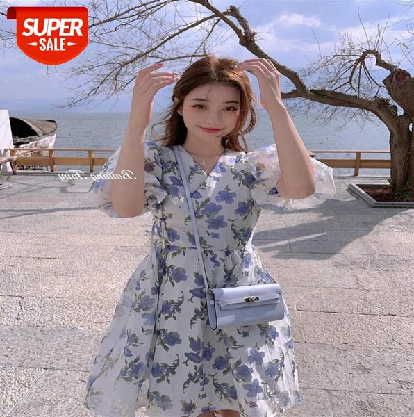 japanese fashion french retro slim and gentle design floral puff sleeve princess dress #7l5s, Black;gray
japanese fashion french retro slim and gentle design floral puff sleeve princess dress #7l5s, Black;gray