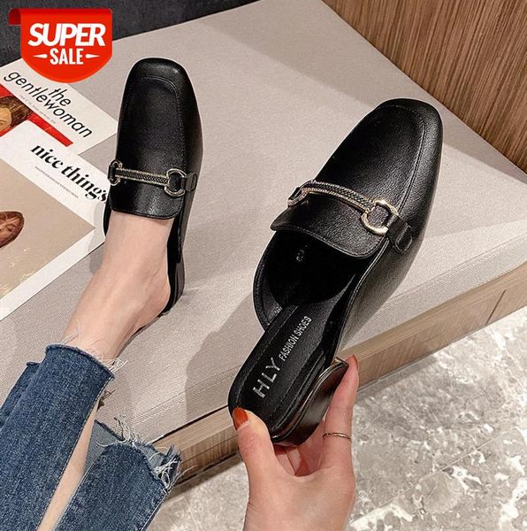 baotou half slippers women all-match soft sole surface sandals and korean muller shoes 808-20 #tb1p, Black
baotou half slippers women all-match soft sole surface sandals and korean muller shoes 808-20 #tb1p, Black