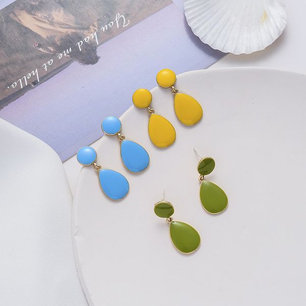 silver needle, japanese and korean oil drop earrings, simple geometry fresh fashionable earrings
silver needle, japanese and korean oil drop earrings, simple geometry fresh fashionable earrings