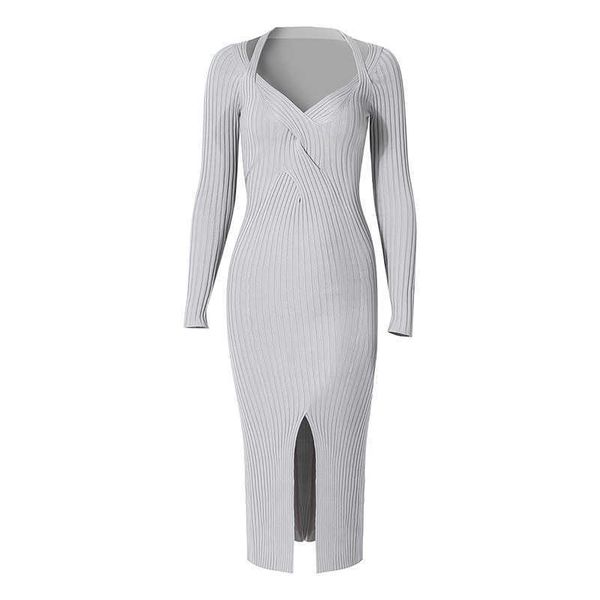 slim bodycon v-neck femme robe solid long sleeve knitted dresses elegant korean fashion split female vestidos 13a136 210525, Black;gray
slim bodycon v-neck femme robe solid long sleeve knitted dresses elegant korean fashion split female vestidos 13a136 210525, Black;gray