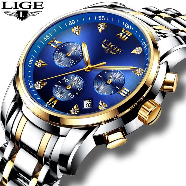 wristwatches 2021 lige watches mens fashion chronograph male sport waterproof all steel quartz gold clock relogio masculino, Slivery;brown
wristwatches 2021 lige watches mens fashion chronograph male sport waterproof all steel quartz gold clock relogio masculino, Slivery;brown