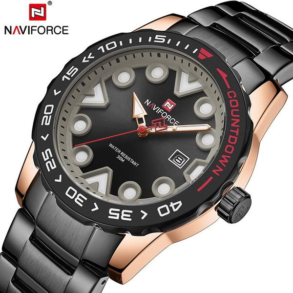 wristwatches naviforce men's watches sport chronograph military army wrist watch male leather quartz relogio masculino, Slivery;brown
wristwatches naviforce men's watches sport chronograph military army wrist watch male leather quartz relogio masculino, Slivery;brown