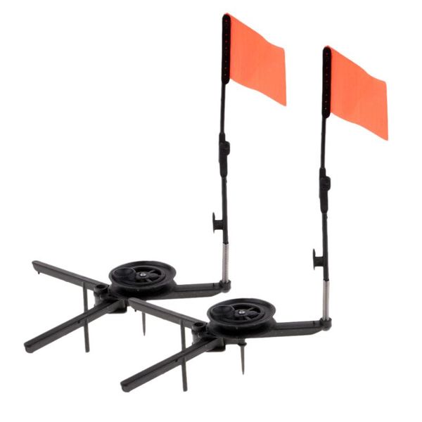 2x lightweight ice fishing tip-ups abs round tip-up with orange flag winter rod accessories tackles boat rods
2x lightweight ice fishing tip-ups abs round tip-up with orange flag winter rod accessories tackles boat rods