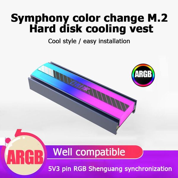 fans & coolings 5v 3pin m.2 2280 ssd heatsink hard disk cooler argb pc computer cooling radiator solid state thermal pad
fans & coolings 5v 3pin m.2 2280 ssd heatsink hard disk cooler argb pc computer cooling radiator solid state thermal pad