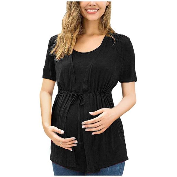 maternity & tees sagace for women solid color nursing t-shirt pregnancy summer plus size short sleeve elegant blouse, White
maternity & tees sagace for women solid color nursing t-shirt pregnancy summer plus size short sleeve elegant blouse, White