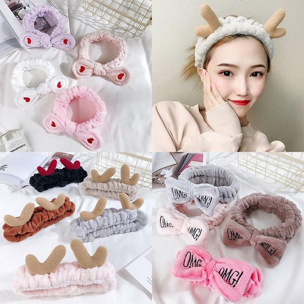 letter omg coral fleece bow headbands for women fashion korean heart cute antlers soft hairband girls hair accessories wash face
letter omg coral fleece bow headbands for women fashion korean heart cute antlers soft hairband girls hair accessories wash face