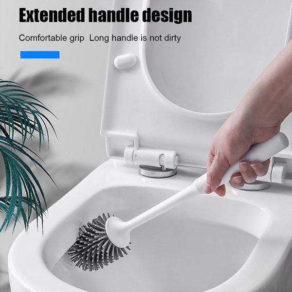 toilet brush silicone head cleaning standing long handle wall hanging brushes for floor bathroom bath accessory set
toilet brush silicone head cleaning standing long handle wall hanging brushes for floor bathroom bath accessory set