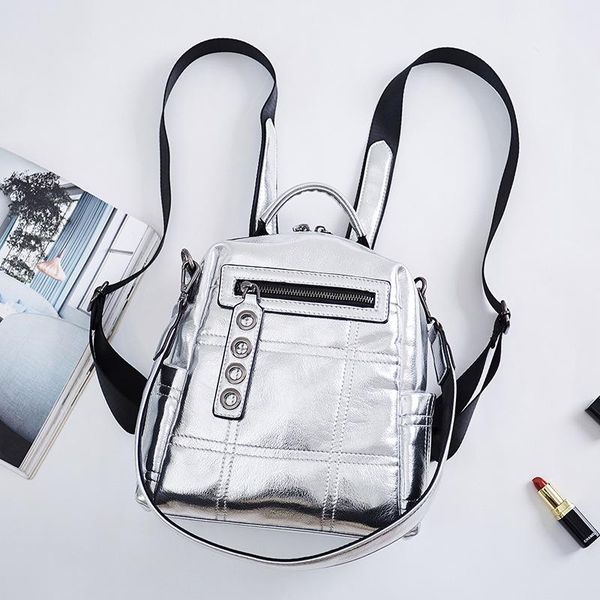 backpack 2021 style women's bag ladies fashion silver reflective dual-purpose shoulder backpacks
backpack 2021 style women's bag ladies fashion silver reflective dual-purpose shoulder backpacks
