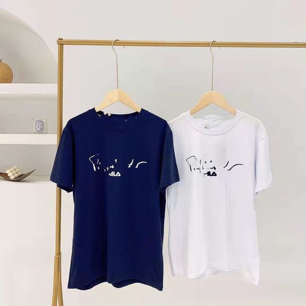 luxury design summer feijia embroidery round neck t-shirt short sleeve fashion loose casual men's and women's same style, White
luxury design summer feijia embroidery round neck t-shirt short sleeve fashion loose casual men's and women's same style, White