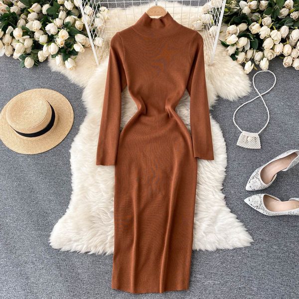 casual dresses female singreiny dressed in knitted-crocheted pencils... long sleeved elastic sleeves... lean autumn... bodycon nightgown..., Black;gray
casual dresses female singreiny dressed in knitted-crocheted pencils... long sleeved elastic sleeves... lean autumn... bodycon nightgown..., Black;gray