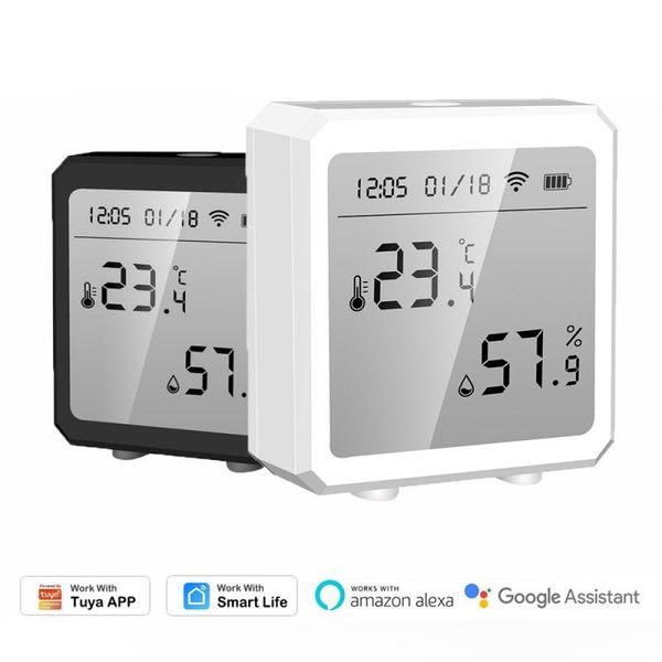 smart home control tuya wifi + bluetooth temperature humidity sensor with alarm life real-time monitor detector work alexa google
smart home control tuya wifi + bluetooth temperature humidity sensor with alarm life real-time monitor detector work alexa google