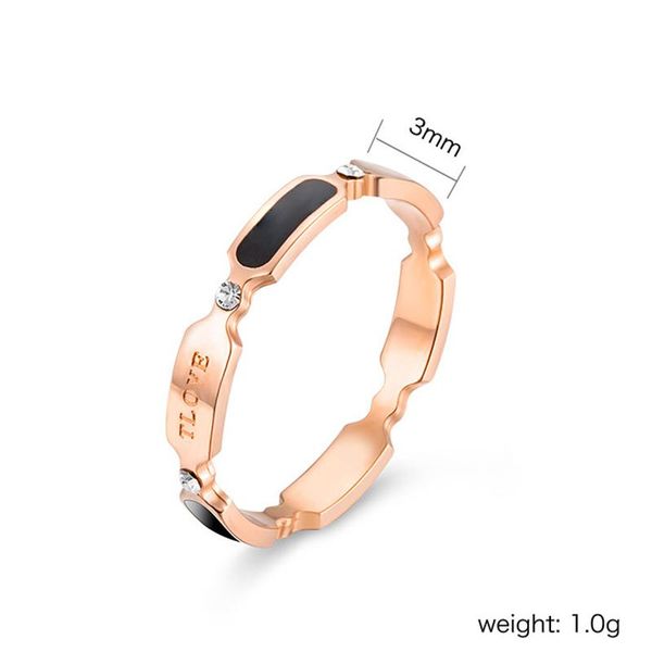 cluster rings couples ring womens rose gold stainless steel wedding fashion crystal confession black gifts for women accessories, Golden;silver
cluster rings couples ring womens rose gold stainless steel wedding fashion crystal confession black gifts for women accessories, Golden;silver
