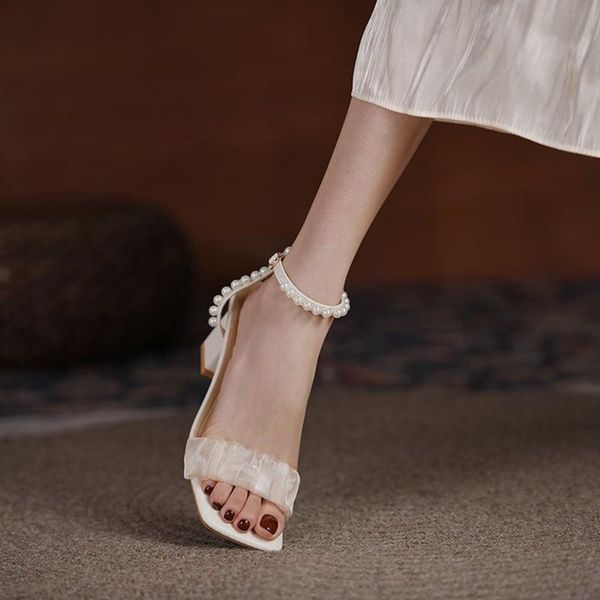 sandals arrival white pearls ankle straps chunky high heel women square toe slingback shoes for daily street 2021 summer, Black
sandals arrival white pearls ankle straps chunky high heel women square toe slingback shoes for daily street 2021 summer, Black