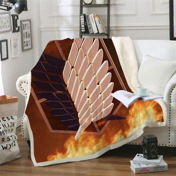 cartoon attack on titan 3d printed wool blanket for the family thick quilt fashion bedspread sherpa throw kids blankets
cartoon attack on titan 3d printed wool blanket for the family thick quilt fashion bedspread sherpa throw kids blankets