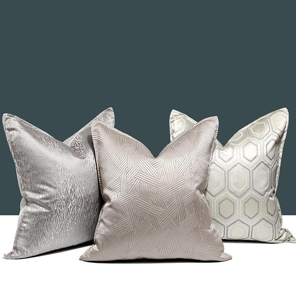 cushion cover decorative pillow case modern simple luxury jacquard champagne silver coussin sofa chair bedding cushion/decorative
cushion cover decorative pillow case modern simple luxury jacquard champagne silver coussin sofa chair bedding cushion/decorative