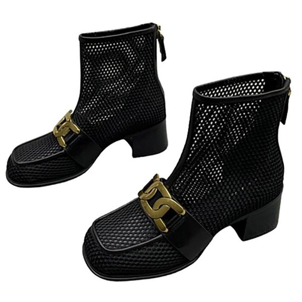 boots air mesh summer women genuine leather cow skin hardware decoration fashion in shoes brand 2021, Black
boots air mesh summer women genuine leather cow skin hardware decoration fashion in shoes brand 2021, Black