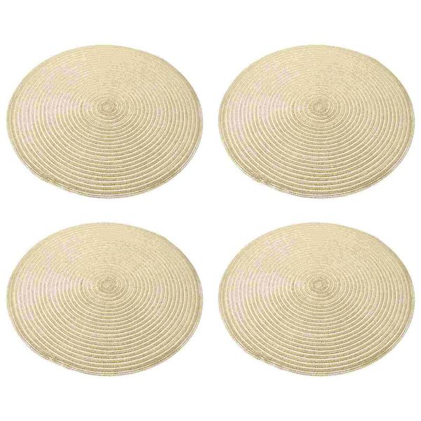 mats & pads 4 pcs concise deskplacemats non-slip insulation woven tableware (golden)
mats & pads 4 pcs concise deskplacemats non-slip insulation woven tableware (golden)