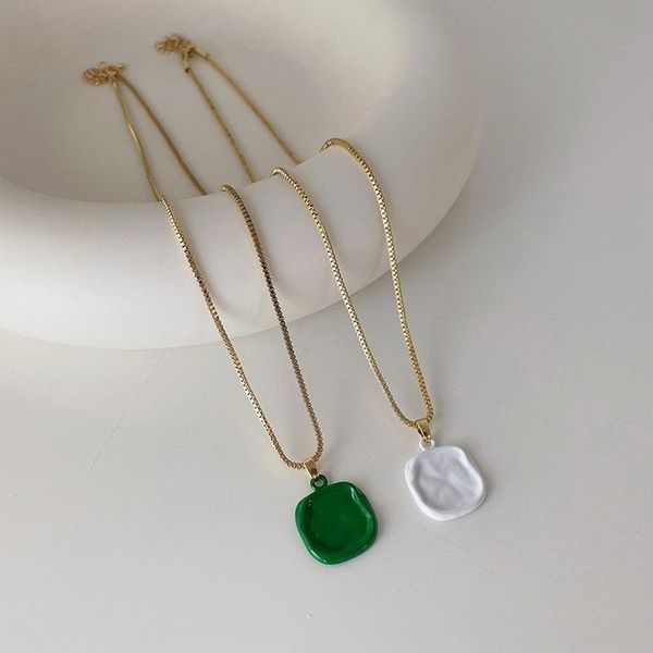 chains 7rings trendy style vintage fashion irregular shape painted plate necklace for women neck chain choker accessories girl, Silver
chains 7rings trendy style vintage fashion irregular shape painted plate necklace for women neck chain choker accessories girl, Silver