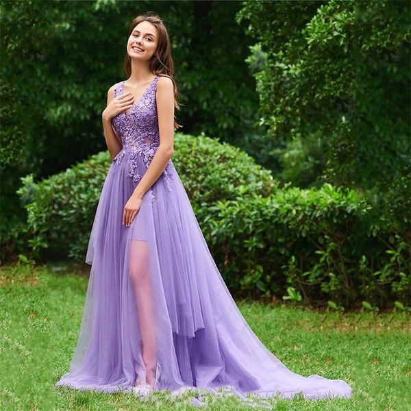 party dresses idos de gala a line lilac lace appliqued evening dress v neck tulle special occasion formal long prom gowns backless, White;black
party dresses idos de gala a line lilac lace appliqued evening dress v neck tulle special occasion formal long prom gowns backless, White;black