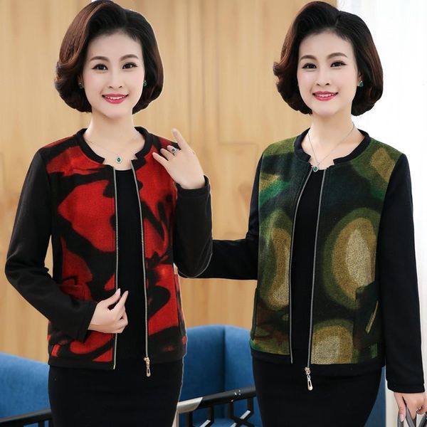 women's jackets 2021 fall winter middle aged womens animal print ladies high-end fabrics coats mother overcoats plus size clothes, Black;brown
women's jackets 2021 fall winter middle aged womens animal print ladies high-end fabrics coats mother overcoats plus size clothes, Black;brown