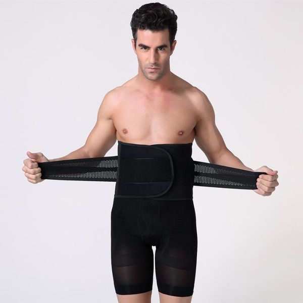 men's body shapers men slimming belts fitness belt compression corset girdle waist cincher trimmer abdomen fat burning tummy shapewear, Black;brown 
men's body shapers men slimming belts fitness belt compression corset girdle waist cincher trimmer abdomen fat burning tummy shapewear, Black;brown