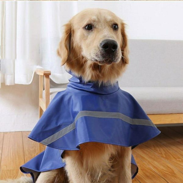dog apparel pet waterproof raincoat vest autumn clothes outdoor rain jacket coat p666