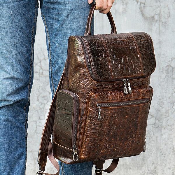 backpack vintage crazy horse leather shoulder bag handmade genuine men's cowhide computer
backpack vintage crazy horse leather shoulder bag handmade genuine men's cowhide computer