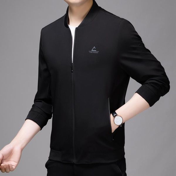 men's jackets designer brand casual fashion baseball collar mens and coats simple windbreaker korean men clothing, Black;brown
men's jackets designer brand casual fashion baseball collar mens and coats simple windbreaker korean men clothing, Black;brown