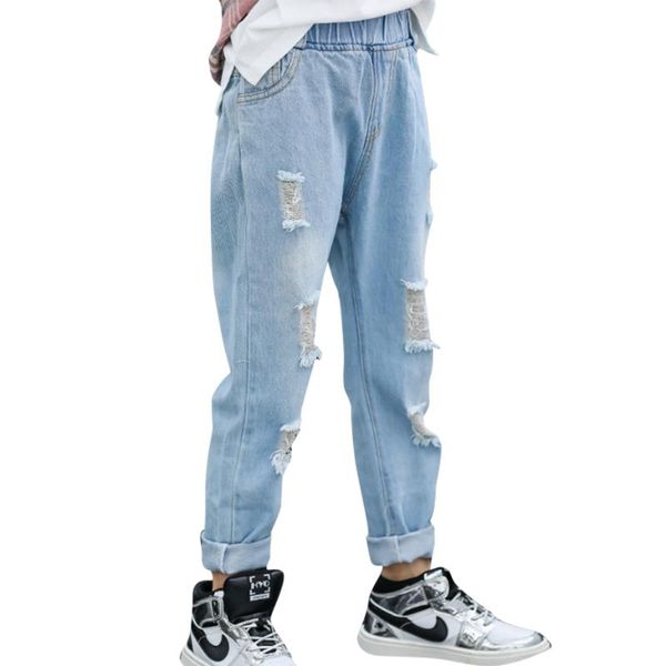 jeans for girl big hole kids ripped casual style kid spring autumn children's clothing 6 8 10 12 14, Blue
jeans for girl big hole kids ripped casual style kid spring autumn children's clothing 6 8 10 12 14, Blue