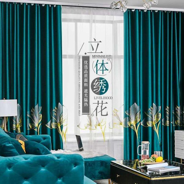popangel 1 pcs modern embroidered 3 layer 95% blackout green grommets window curtains for living room curtain & drapes
popangel 1 pcs modern embroidered 3 layer 95% blackout green grommets window curtains for living room curtain & drapes