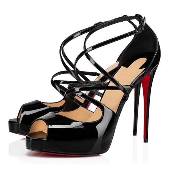 summer brands women sandals shoes lady red bottom holly alta high heels perfect nice gladiator sandalias walking eu35-43.box, Black
summer brands women sandals shoes lady red bottom holly alta high heels perfect nice gladiator sandalias walking eu35-43.box, Black