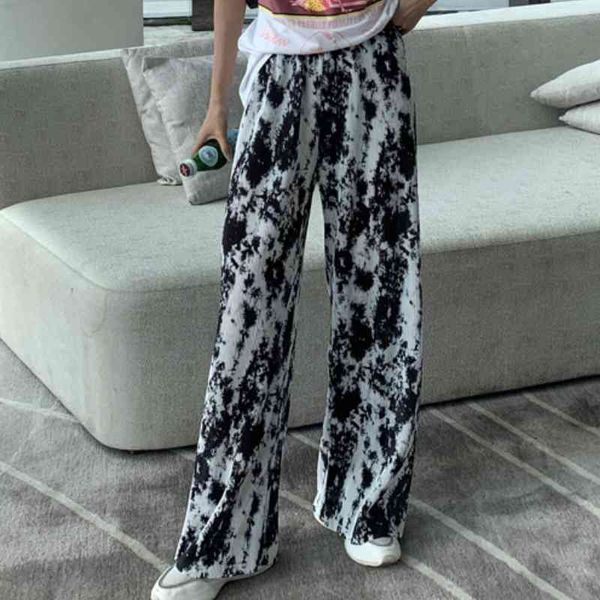 casual pants women plus size loose wide leg tie-dye high street all-match spring summer straight-leg trousers 210603, Black;white
casual pants women plus size loose wide leg tie-dye high street all-match spring summer straight-leg trousers 210603, Black;white