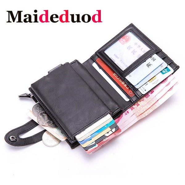 card holders 2021 aluminum rfid holder wallet for men women id cash zipper coin purses key leather mini, Brown;gray
card holders 2021 aluminum rfid holder wallet for men women id cash zipper coin purses key leather mini, Brown;gray