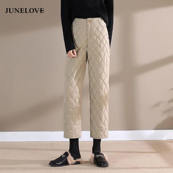 junelove spring down padded elastic pants women warm cotton straight leg female high waist casual loose trousers bottoms women's & capr, Black;white
junelove spring down padded elastic pants women warm cotton straight leg female high waist casual loose trousers bottoms women's & capr, Black;white