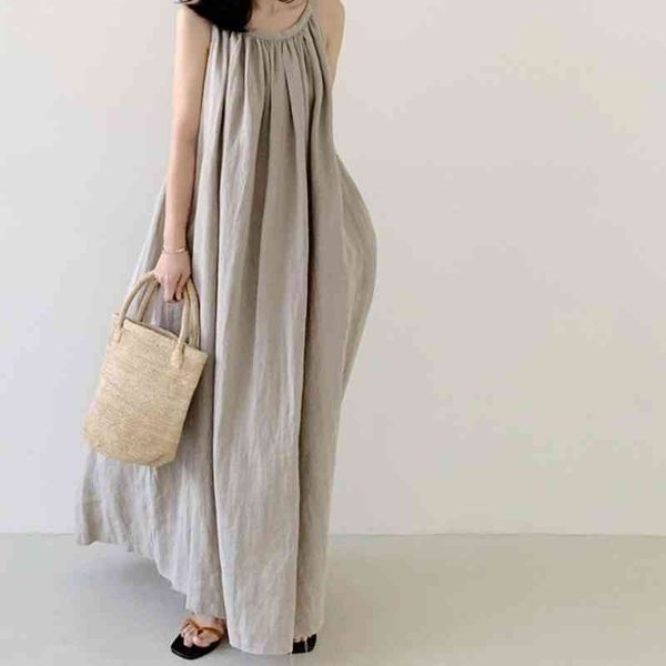 maxi dresses for women summer cotton linen sling dress thin soft girl sleeveless white loose a line vacation female vestidos 210514, Black;gray
maxi dresses for women summer cotton linen sling dress thin soft girl sleeveless white loose a line vacation female vestidos 210514, Black;gray
