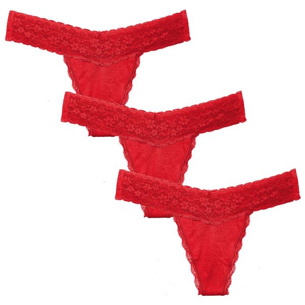 3pcs tempting lace cotton thongs g strings women red panties underwear seamless plus size tanga ropa interior femenina, Black;pink
3pcs tempting lace cotton thongs g strings women red panties underwear seamless plus size tanga ropa interior femenina, Black;pink