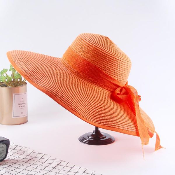 wide brim hats summer outdoor beach travel sunscreen straw hat bowknot folded ladies soft-sided big, Blue;gray
wide brim hats summer outdoor beach travel sunscreen straw hat bowknot folded ladies soft-sided big, Blue;gray