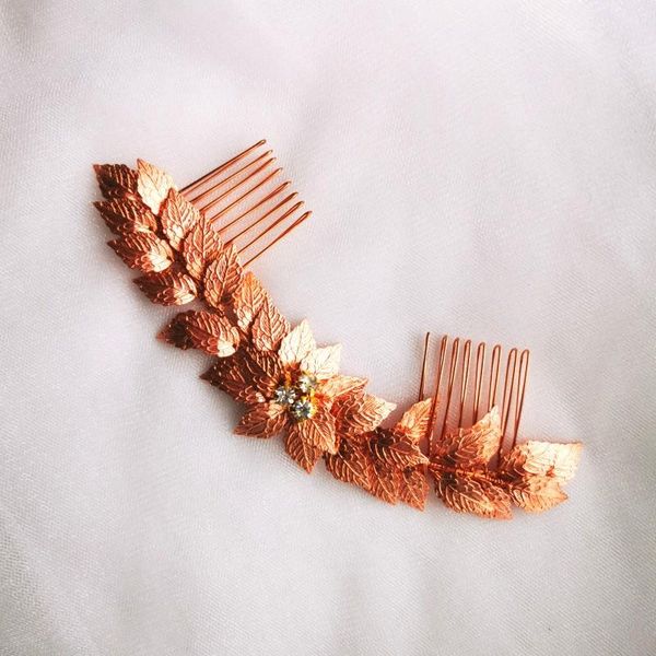 hair clips & barrettes rose gold color leaf women comb crown rhinestone bridal headpiece handmade wedding prom accessories, Golden;silver
hair clips & barrettes rose gold color leaf women comb crown rhinestone bridal headpiece handmade wedding prom accessories, Golden;silver