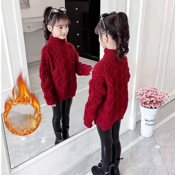 girls sweaters winter plus velvet red christmas for kids geometric turtleneck pullover school 1, Blue
girls sweaters winter plus velvet red christmas for kids geometric turtleneck pullover school 1, Blue