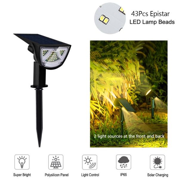 solar lamps led light outdoor lamp lawn wall landscape spotlight ip65 waterproof yard pathway garden decoration
solar lamps led light outdoor lamp lawn wall landscape spotlight ip65 waterproof yard pathway garden decoration