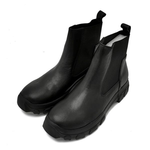 men martin boots height increasing genuine leather male high casual fashion sneakers, Black
men martin boots height increasing genuine leather male high casual fashion sneakers, Black